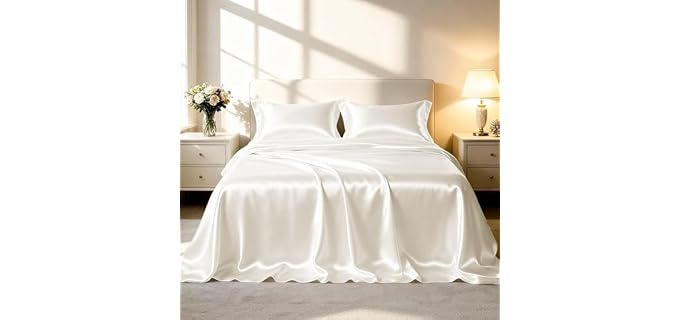 Love's cabin Satin Sheet Set
