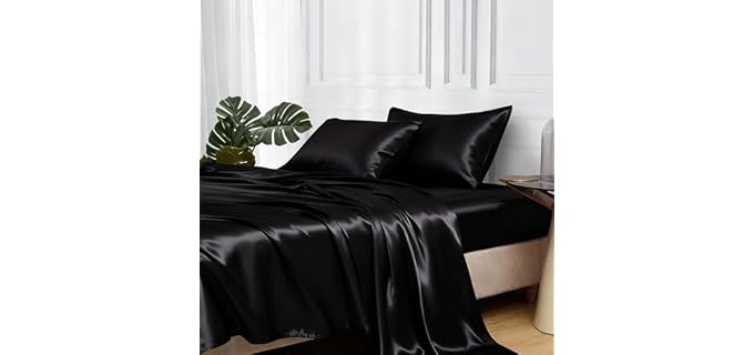 MR&HM Satin Sheet Set
