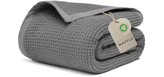 Salt Earth Waffle Blanket
