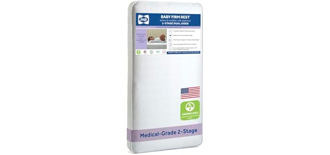 Sealy Baby Firm Rest 2-Stage Crib and Toddler Mattress