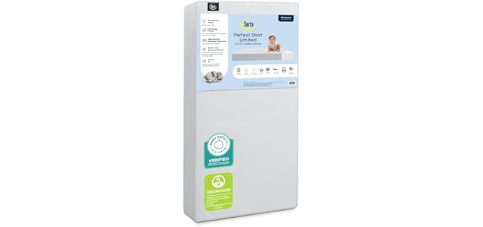 Serta Perfect Start Limited Dual Sided Crib and Toddler Mattress