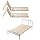 VEVOR Foldable Board Foldable Wooden Bunkie Board Twin