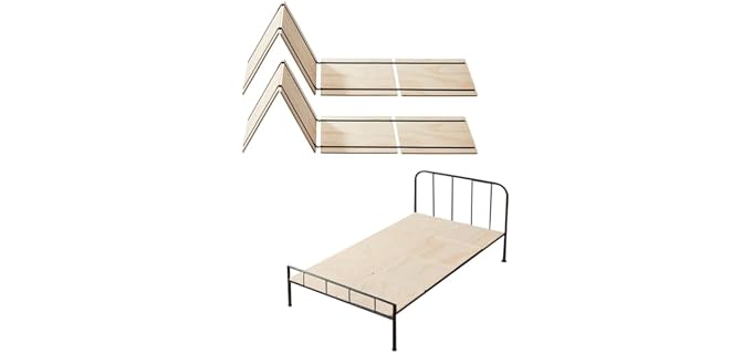 VEVOR Foldable Board Foldable Wooden Bunkie Board Twin